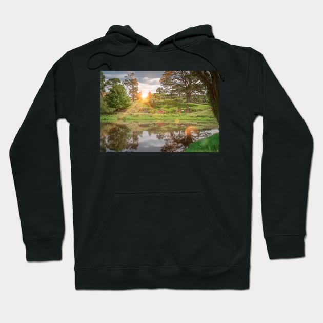 Sunset over the Shire Hoodie by TtripleP2